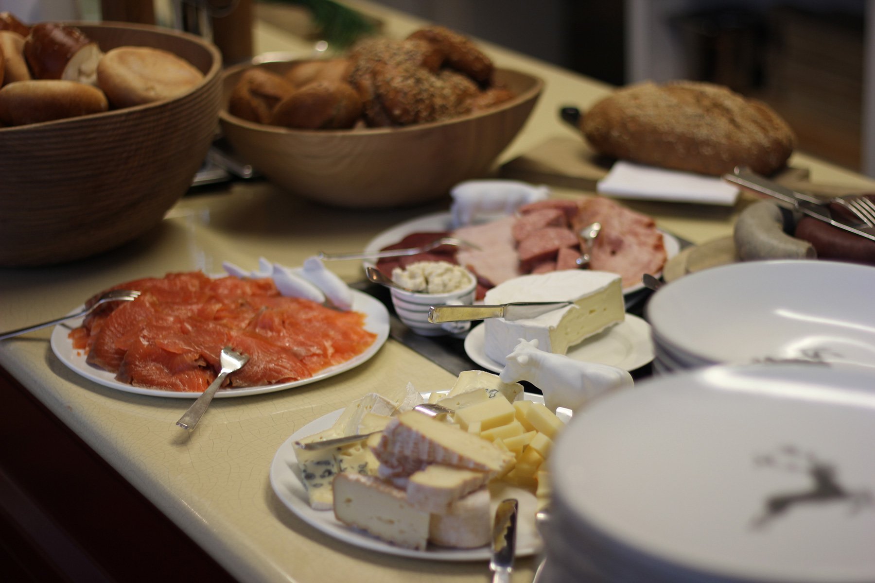 Frühstücksbuffet... zumindest ein Teil davon