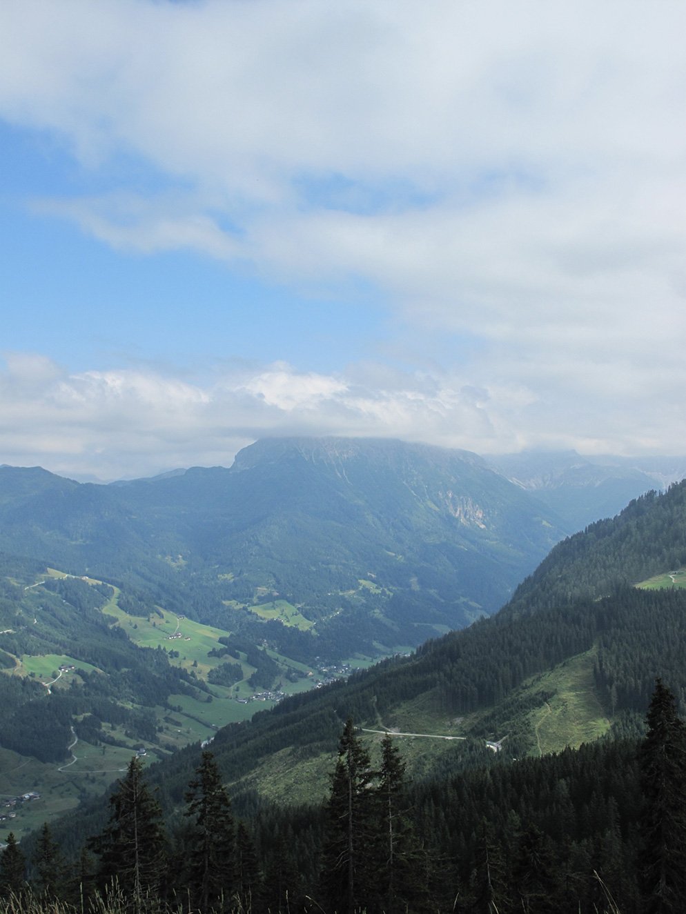 Wandern in den Bergen 