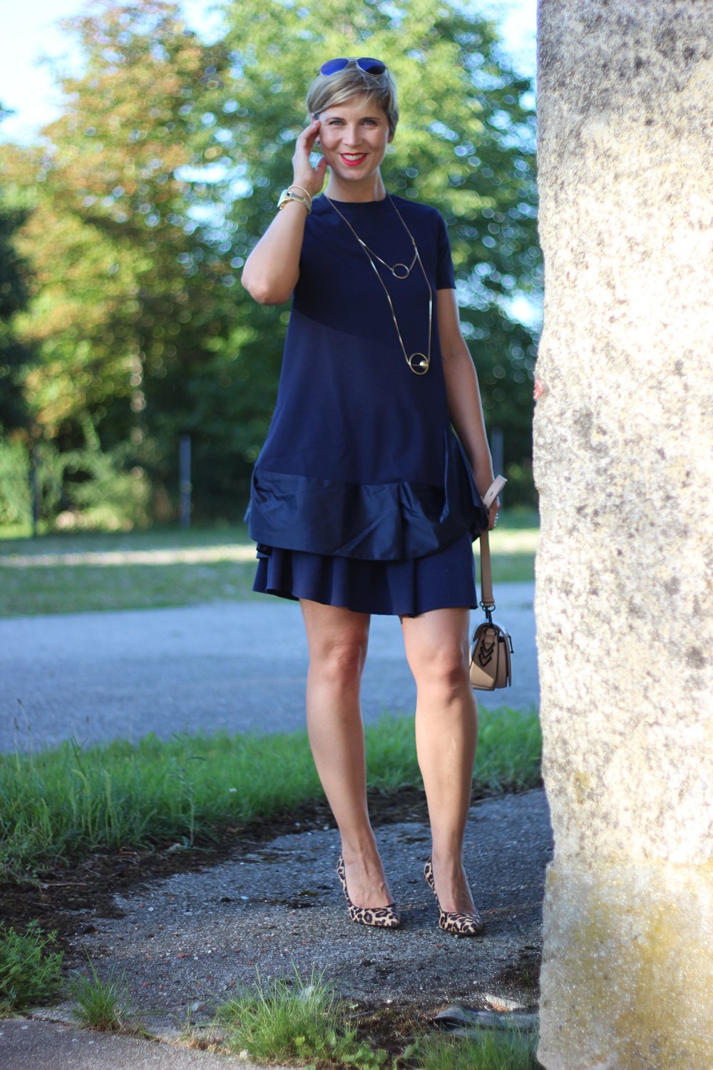 Shirtdress, Petite-Fashion, Asos, Dunkelblau, Darkblue, Rock, Conny Doll, 40plus, Fashionblogger