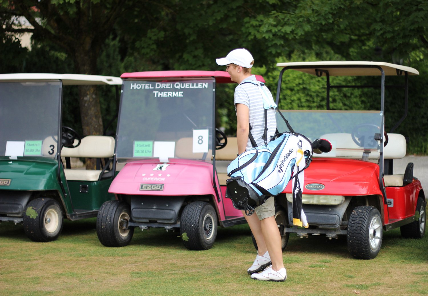 Golfclub Sagmühle, Conny Doll spielt Golf, auf gehts