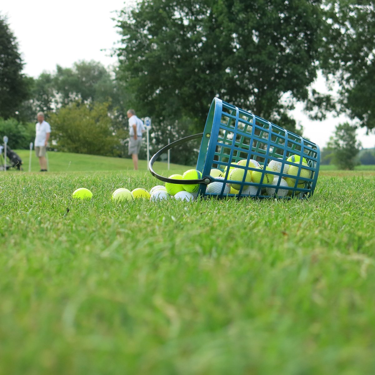 Golfclub Sagmühle, Conny Doll spielt Golf, Übungsbälle, Drivingrange